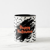 Halloween Bats café Mug (Centre)
