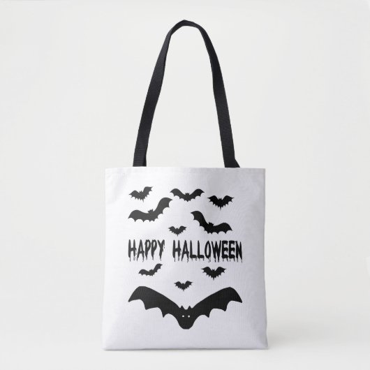 Halloween bats draagtas (Voorkant)