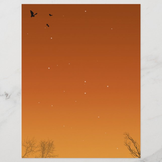 Halloween Bats en Trees (Voorkant)