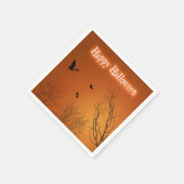 Halloween Bats en Trees Servet (Hoek)