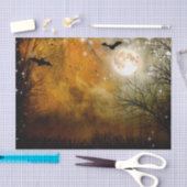 Halloween Bats in Haunted Forest Tissuepapier (Craft)