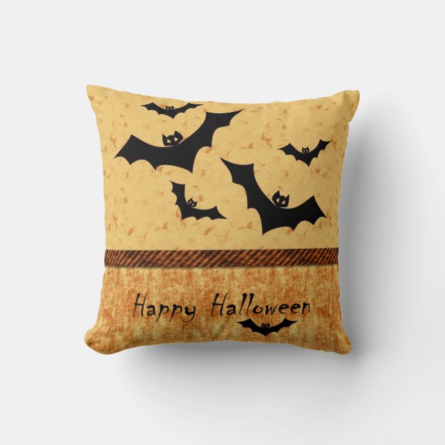 Halloween Bats Kussen (Voorkant)