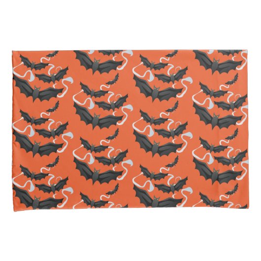 Halloween Bats Kussensloop Set (Voorkant-Rechts)