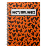Halloween Bats Notitieboek (Voorkant)