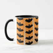 Halloween Bats Pattern Mok (Links)