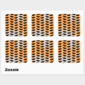 Halloween Bats Pattern Vierkante Sticker (Vel)