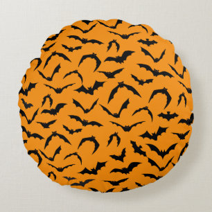 Halloween Bats Pillow Rond Kussen