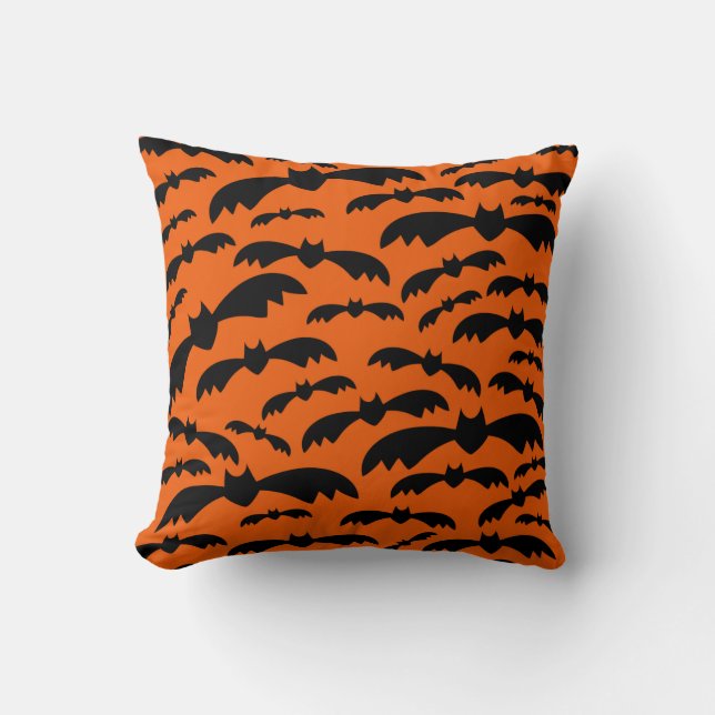 Halloween Bats Sierkussen (Voorkant)