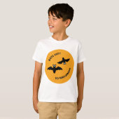 Halloween Bats Sinaasappel T-shirt (Voorkant volledig)