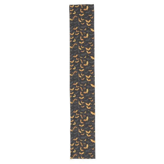 Halloween Bats Table Runner Lange Tafelloper (Voorkant)