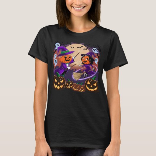 Halloween Battle T-shirt (Voorkant)