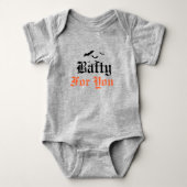 Halloween Batty voor je Baby Creeper Romper (Voorkant)