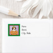 Halloween Beagle Etiket (Insitu)