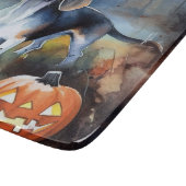 Halloween Beagle met pompoenen eng Snijplank (Hoek)