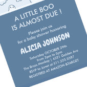 Halloween bébé douche invitations petit bol bleu