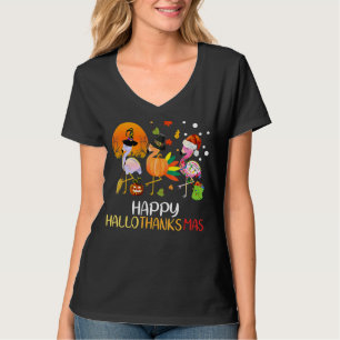 Halloween-Bedankt met Kerstmis T-shirt