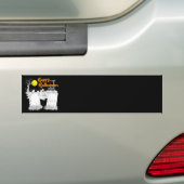 halloween begraafplaats bumpersticker (Op auto)