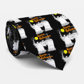 halloween begraafplaats stropdas (Opgerold)