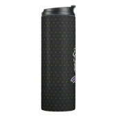Halloween Behandeling tumbler Thermosbeker (Gedraaid links)