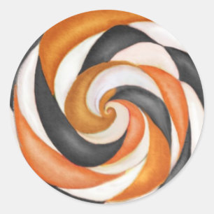 Halloween-behandelingen - Halloween-stickers Ronde Sticker