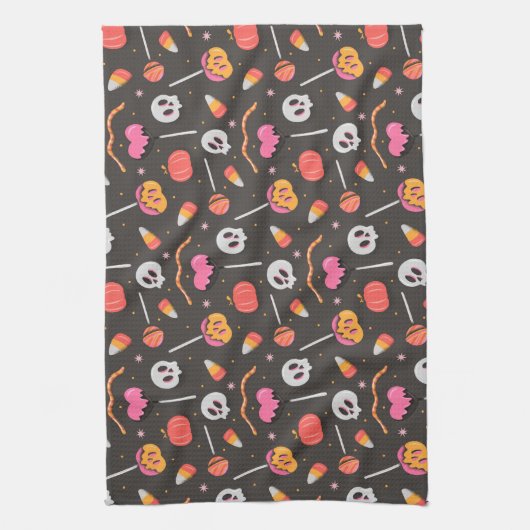 Halloween-behandelingen Theedoek (Verticaal)