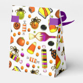 Halloween-behandelingen voor Vor Box Bedankdoosjes (Achterkant)