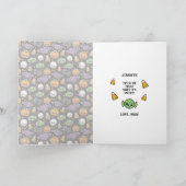 Halloween Behandelt pomkins Feestdagen Kaart (Binnen)