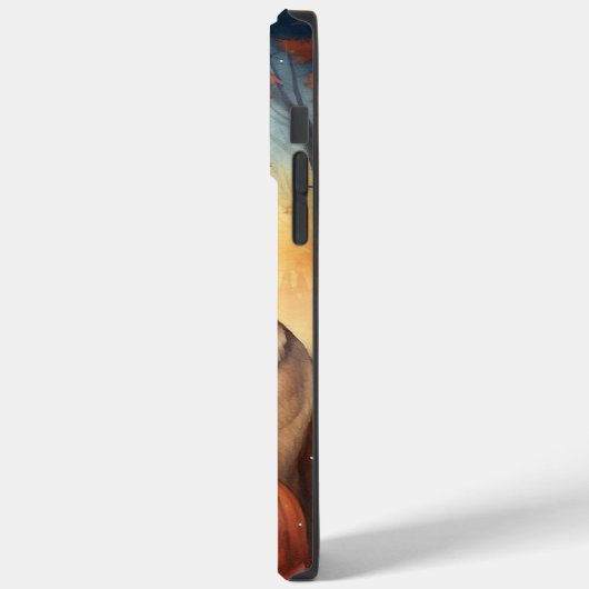 Halloween Belgium Malinoi met pompoenen eng Case-Mate iPhone Case (Achterkant / Links)