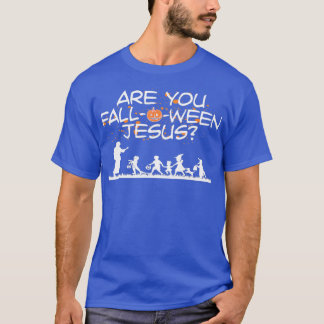 Halloween ben je Falloween Jesus T-shirt