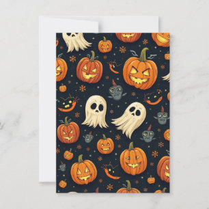 Halloween-bericht Kaart