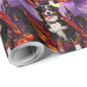 Halloween Berner Mountain Dog Pumpkins eng Cadeaupapier (Rol Hoek)