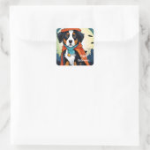 Halloween Berner Mountain Dog Puppy Sticker (Tas)