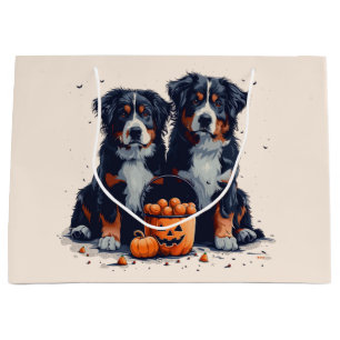 Halloween Berner Mountain Dogs Pumpkin Groot Cadeauzakje