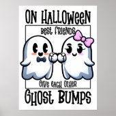 Halloween Beste Vrienden Ghost Bump Poster (Voorkant)