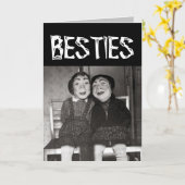 HALLOWEEN BESTIES BESTE VRIEND FUNNIE KAART (Gele Bloem)