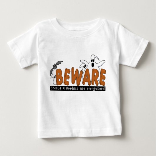 Halloween Beware T-shirts en cadeautjes (Voorkant)
