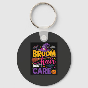 Halloween Bezem Haar Maakt Niet Uit Heks Citaat Sleutelhanger