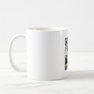 Halloween Bier Skelet Vintage Feest Koffiemok