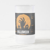 Halloween bière en verre dépoli Mug (Centre)