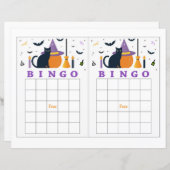 Halloween bingo (Voorkant / Achterkant)