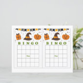 Halloween bingo, Cute Pumpkin (Staand voorkant)