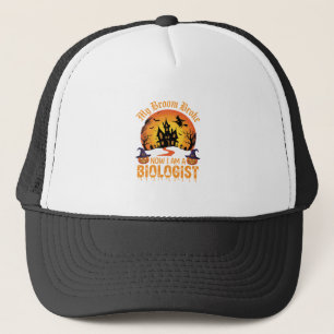 Halloween Bioloog Heks Pompoen Spookhuis De Trucker Pet