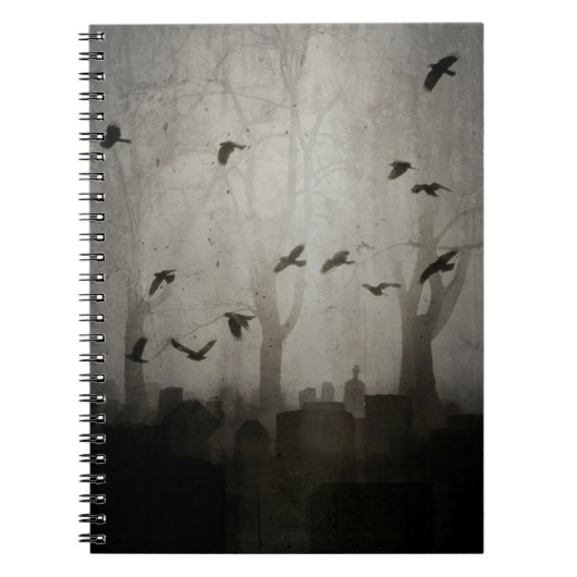 Halloween Birds Notitieboek (Voorkant)