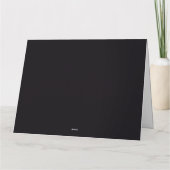 Halloween Birthday Black Cat Pumpkins Graveyard Kaart (Achterkant)