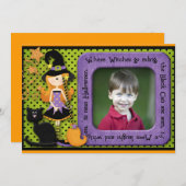 Halloween Birthday Kaart (Voorkant / Achterkant)