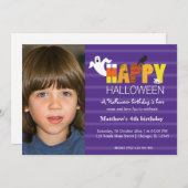 Halloween Birthday Kaart (Voorkant / Achterkant)