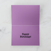 Halloween Birthday Kaart (Binnen)