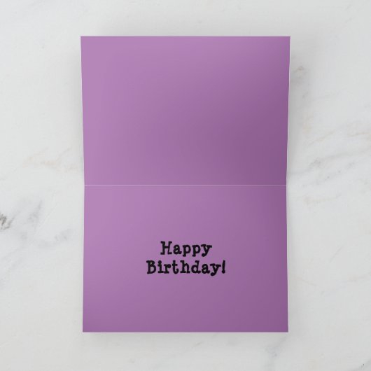 Halloween Birthday Kaart (Binnen)