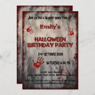  Halloween Birthday Kaart
