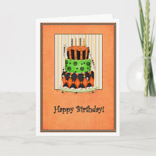 Halloween Birthday Kaart
